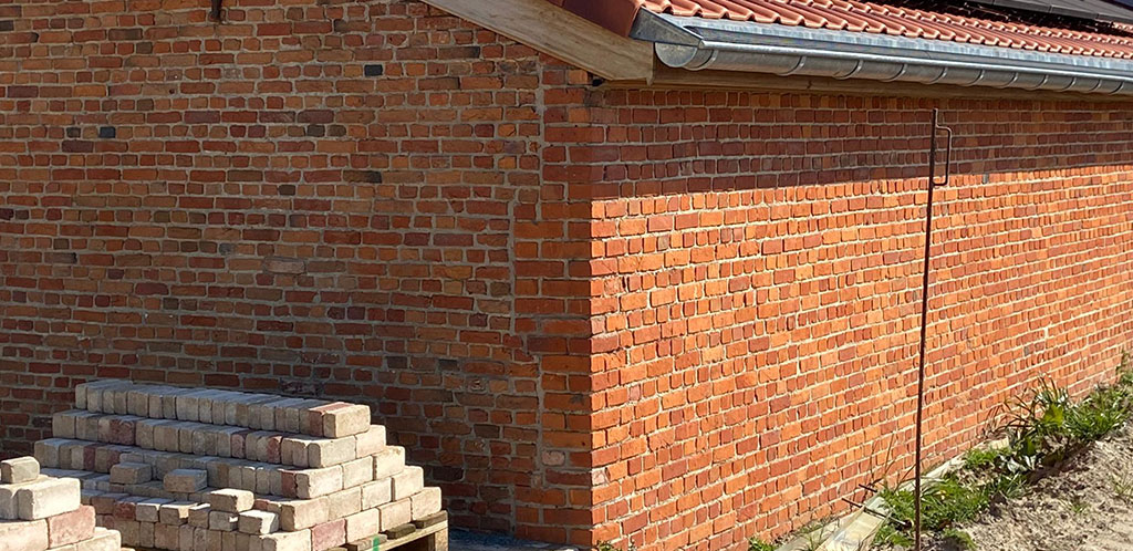 Zandstraling façade